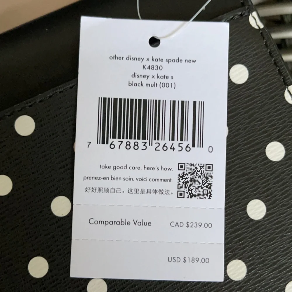disney x kate spade new york minnie mouse north south flap phone crossbody